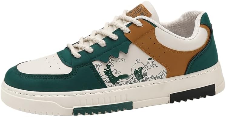 

Мужские повседневные слипоны большого размера - модная обувь с мягкой подошвой для спорта и повседневной носки Hoalox, зеленый