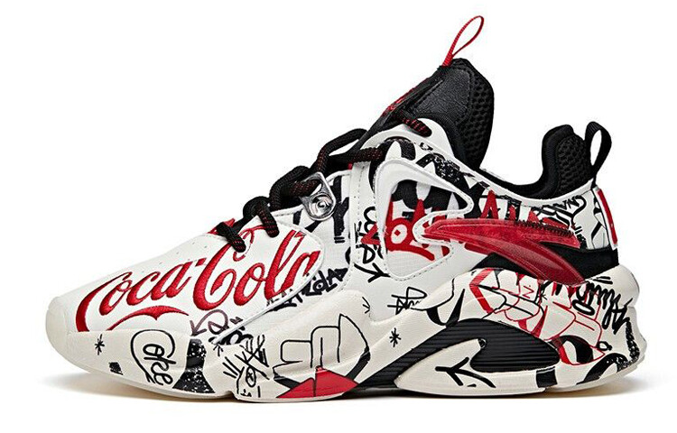 

ANTA Bastard Lifestyle Shoes Women's Low-top Black/white/red