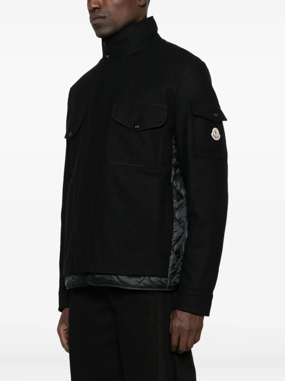 Стеганая куртка с карманами-клапанами MONCLER, черный — фото 3