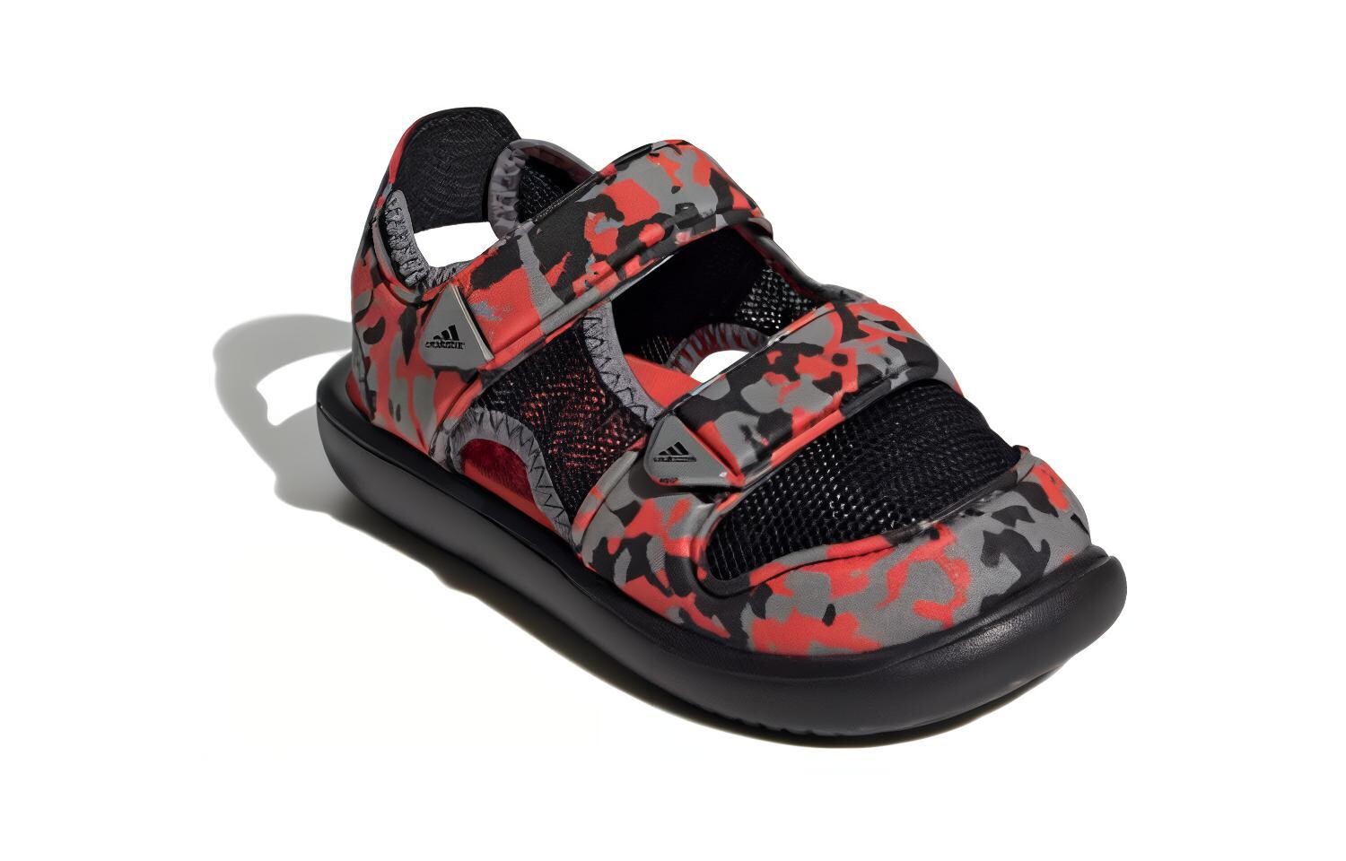 Комфортные сандалии Детские сандалии PS Серый/Красный Adidas, серый/красный — фото 3
