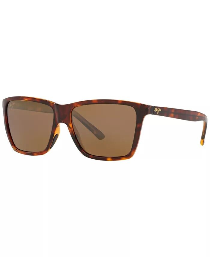 

Мужские поляризованные солнцезащитные очки Maui Jim, коричневый