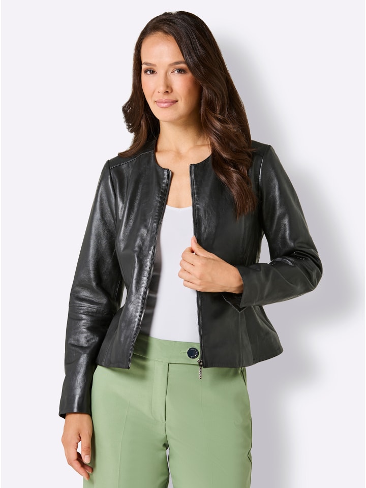 

Mainpol Черный кожаный пиджак