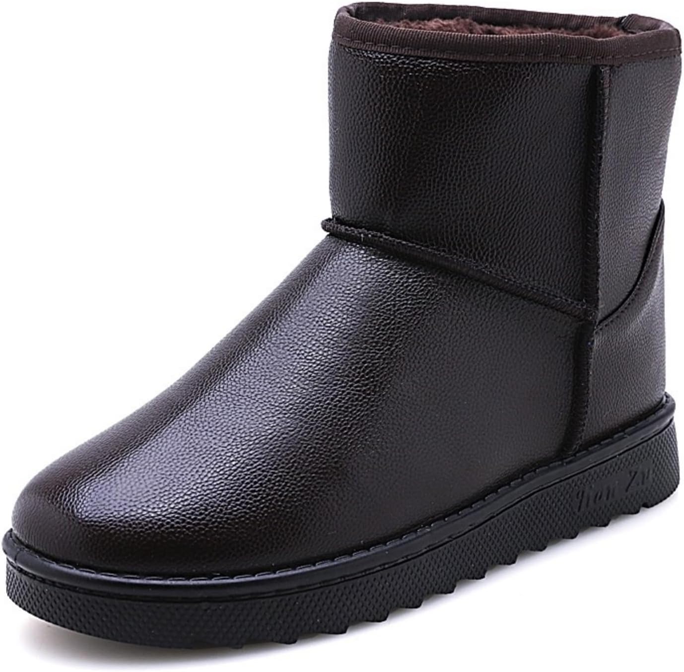 

Мужские зимние ботинки с флисовой подкладкой Khwfjas, коричневый