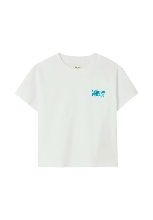 Детская футболка с принтом «гикси» American Vintage, Blanc