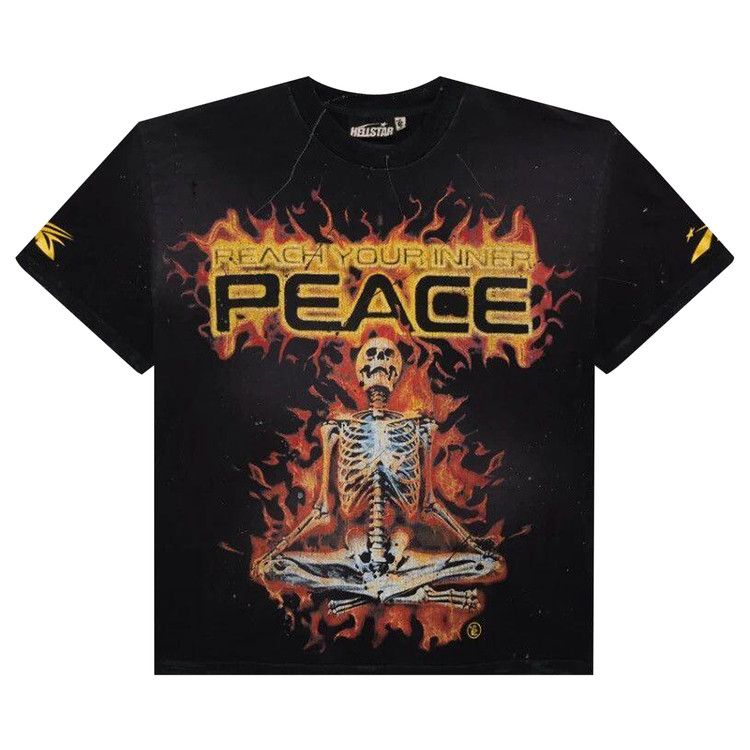 

Футболка Hellstar Inner Peace Fire Tee, Black