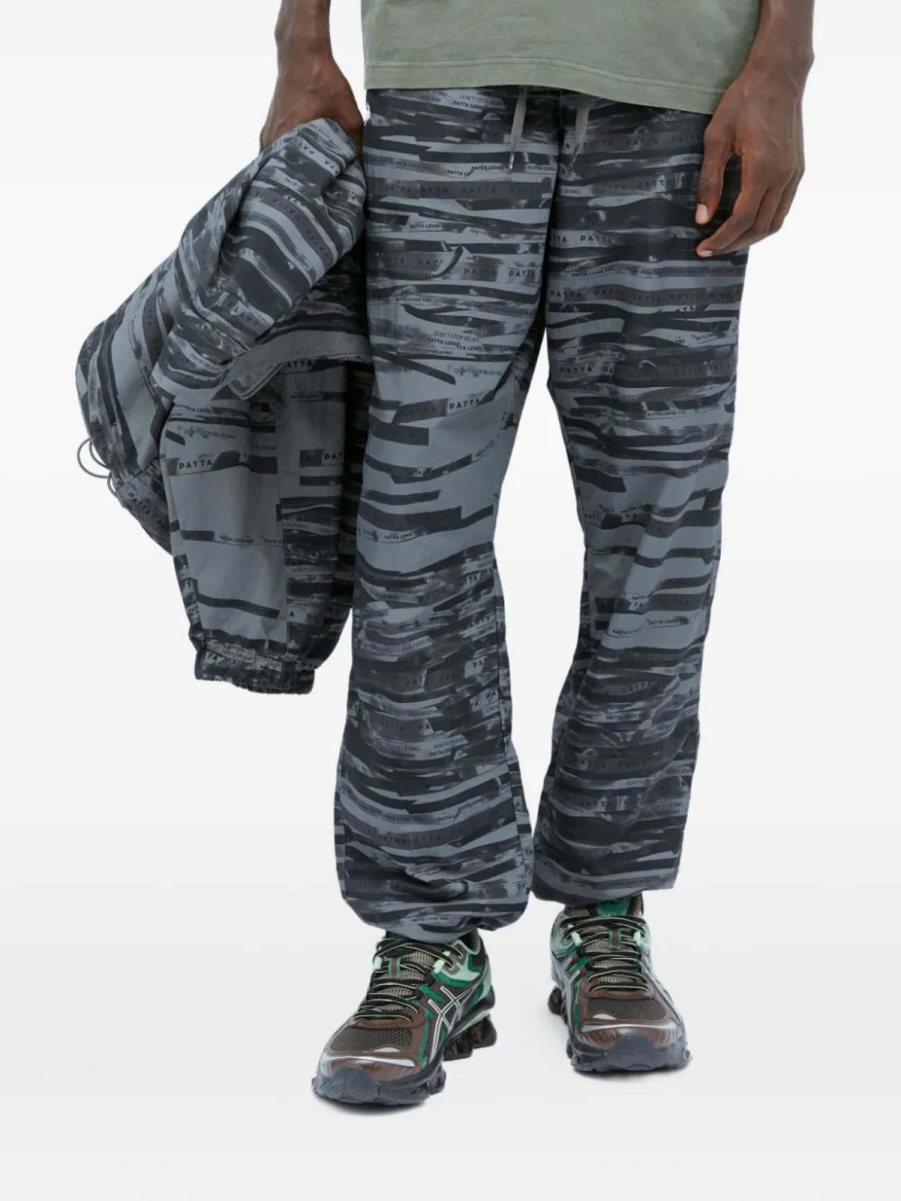 

Брюки с лентами PATTA, серый