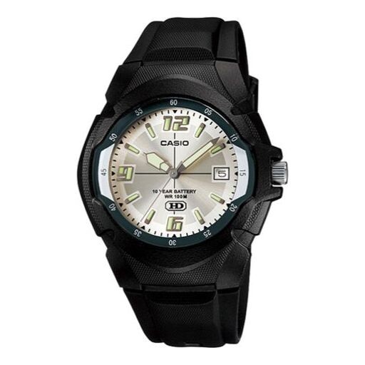 

Часы CASIO Quartz Waterproof Sports Mens White Analog, белый