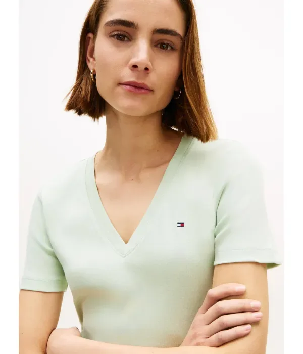 Футболка CODY slim fit Tommy Hilfiger, зеленый — фото 4