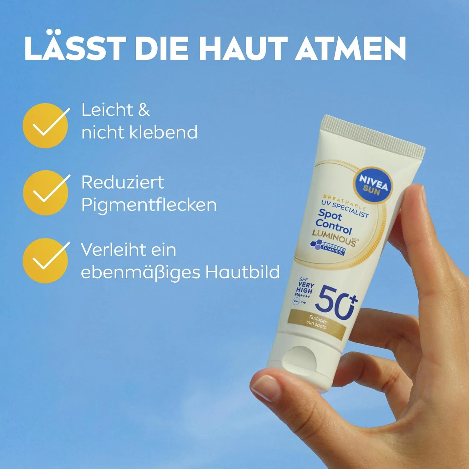 Солнцезащитный флюид для лица NIVEA SUN UV Expert Anti-Pigmentflecken SPF 50+ Nivea Sun — фото 3