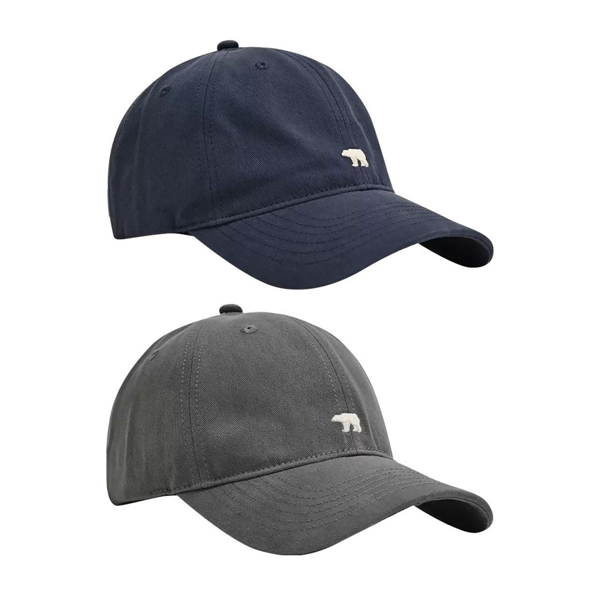 

CMFY Хлопковая бейсболка унисекс с полиэстером, Navy Blue+Dark Gray