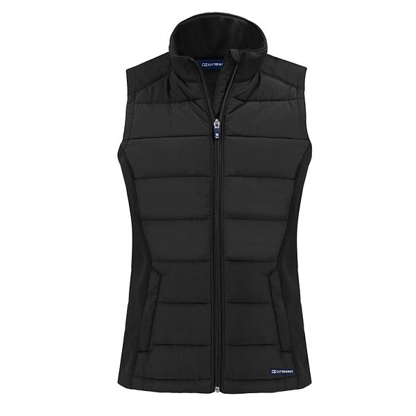 

Женская жилетка Evoke hybrid eco softshell recycled на молнии Cutter & Buck, Black