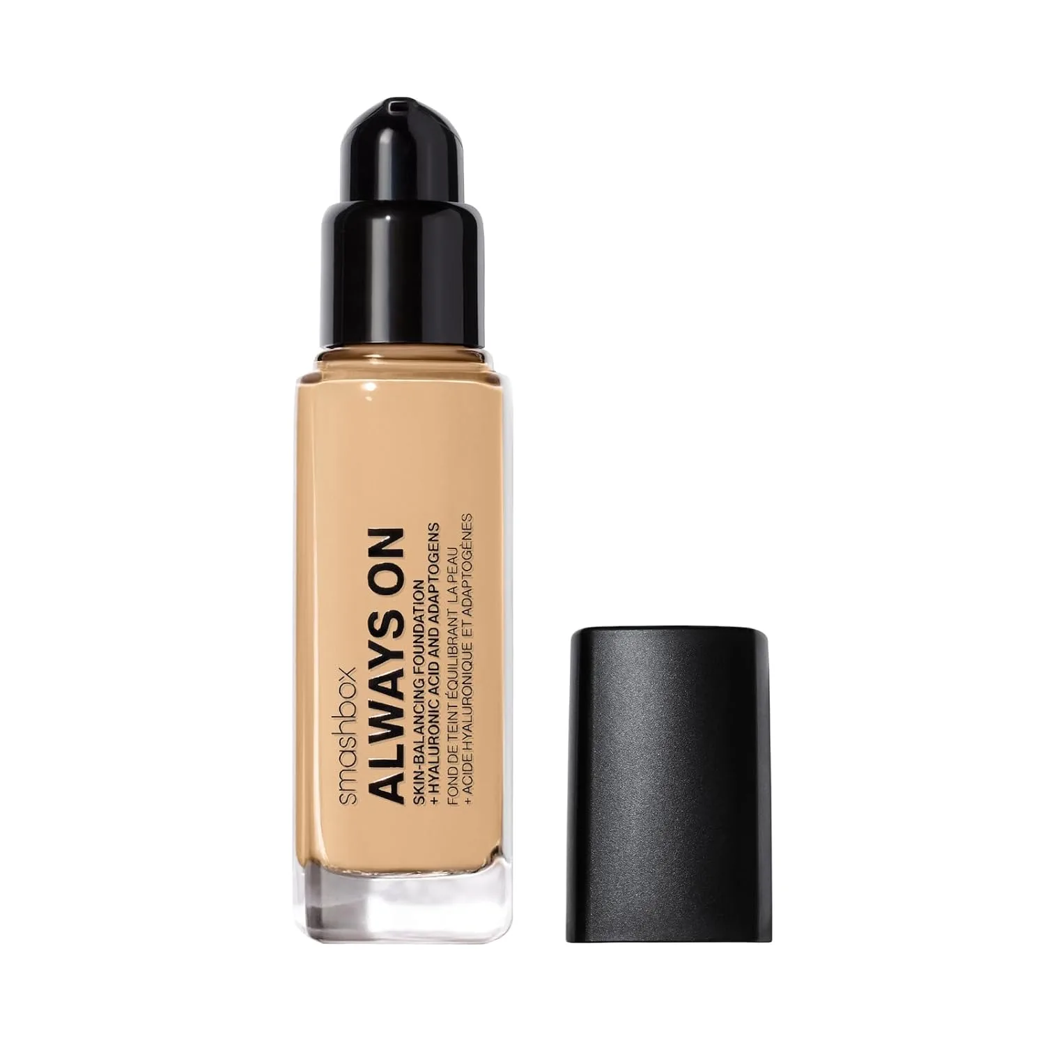 Тональный крем Smashbox Always On Skin-Balancing Foundation | Среднее и плотное покрытие | Гиалуроновая кислота, создающая естественный, «второй слой» макияжа, 30 мл, 12 - L20W (Level-Two Light with a Warm Undertone)
