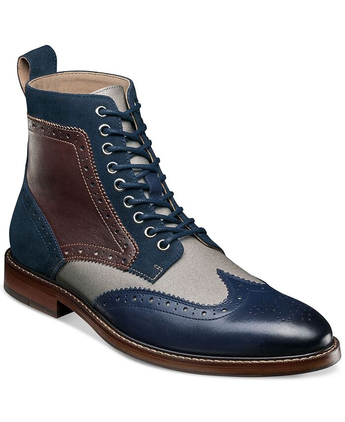 

Мужские ботинки Finnegan Wingtip на шнуровке Stacy Adams, мультиколор