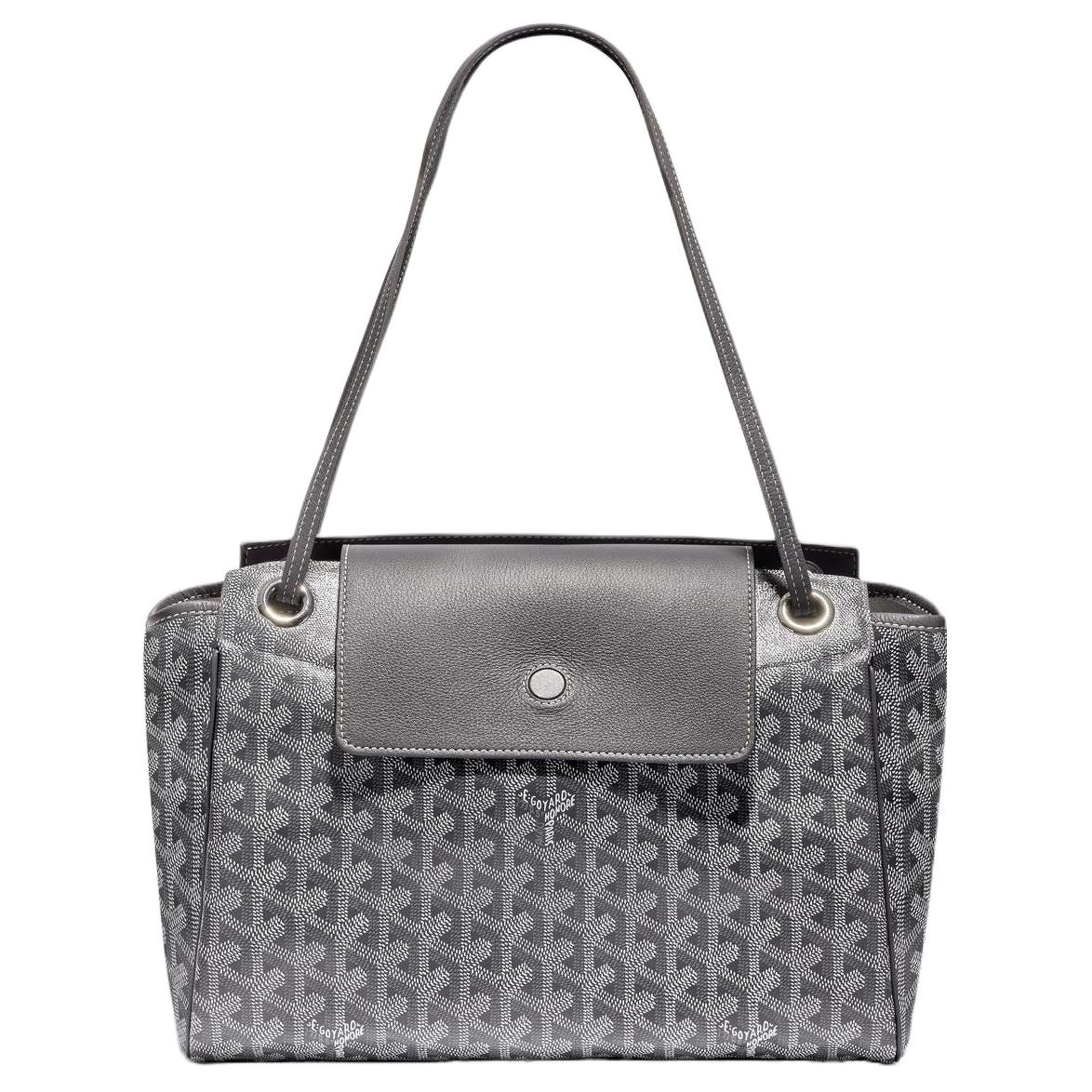 

GOYARD Рюкзак из холста с кожаной отделкой на одно плечо Trumpets Women's, Gray