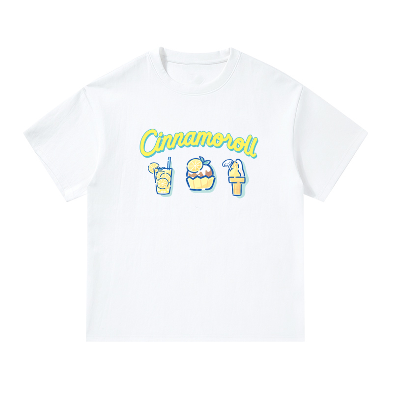 Футболка Unisex CINNAMOROLL Yugui Dog Sanrio, белый фото