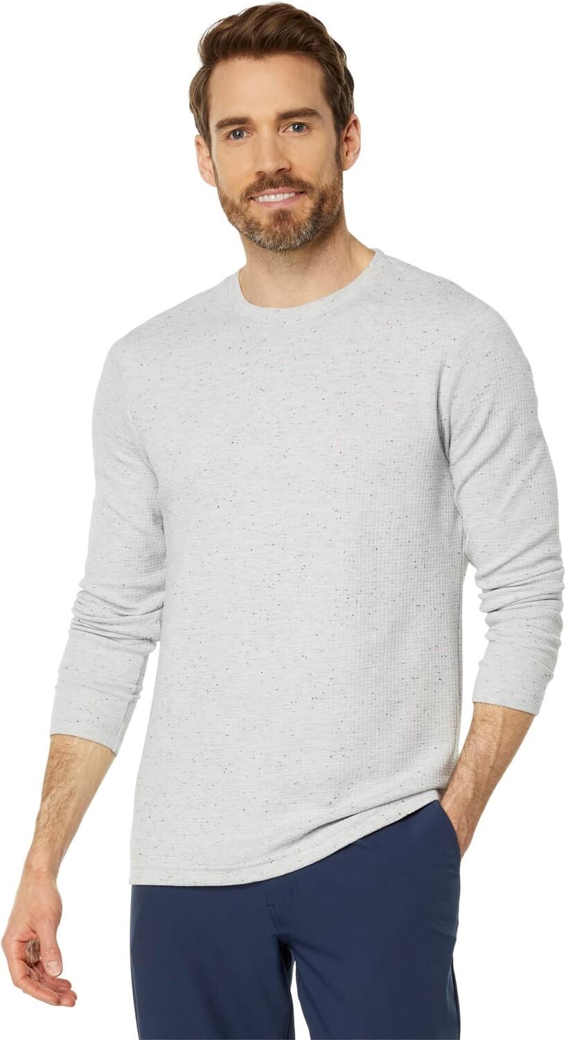 

Куртка Cloud Waffle Crew TravisMathew, цвет Heather Light Grey