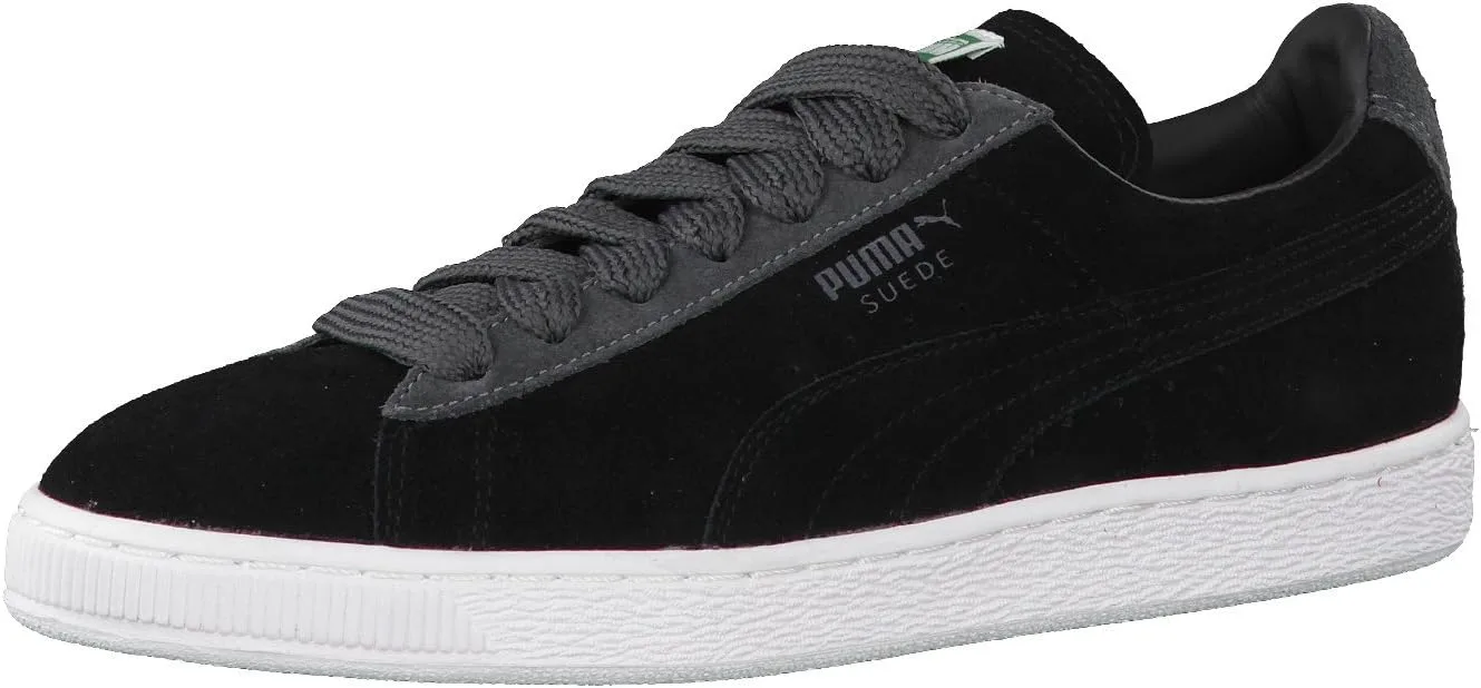 PUMA Унисекс замшевые классические кроссовки для взрослых, черный — фото 2