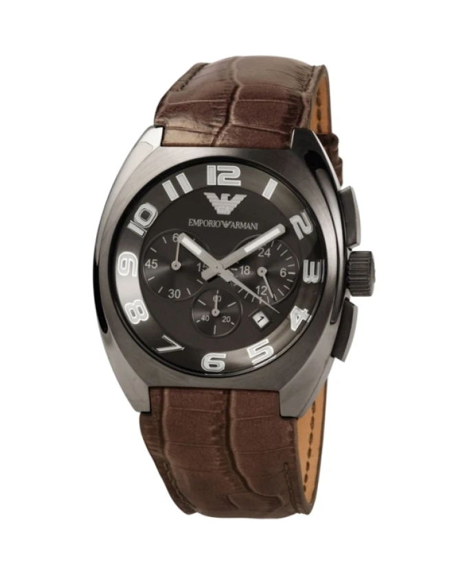 

Мужские кварцевые часы из нержавеющей стали. Emporio Armani, серый