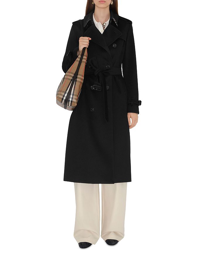 

Кенсингтонское кашемировое тренчкот Burberry, черный