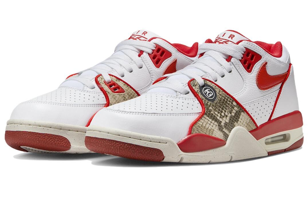 Мужские баскетбольные кроссовки Nike Air Flight 89 Vintage, Белый/Красный — фото 3