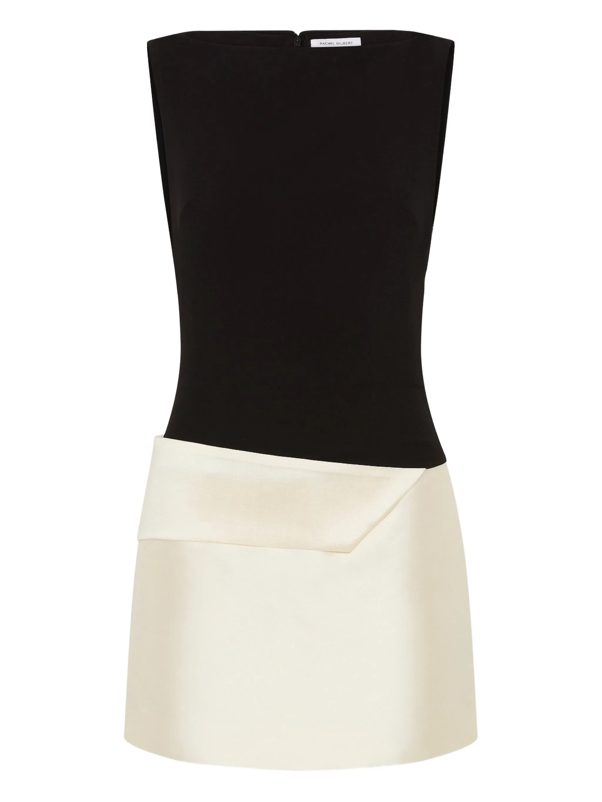 

Платье мини Rikki в двух тонах Rachel Gilbert, черный