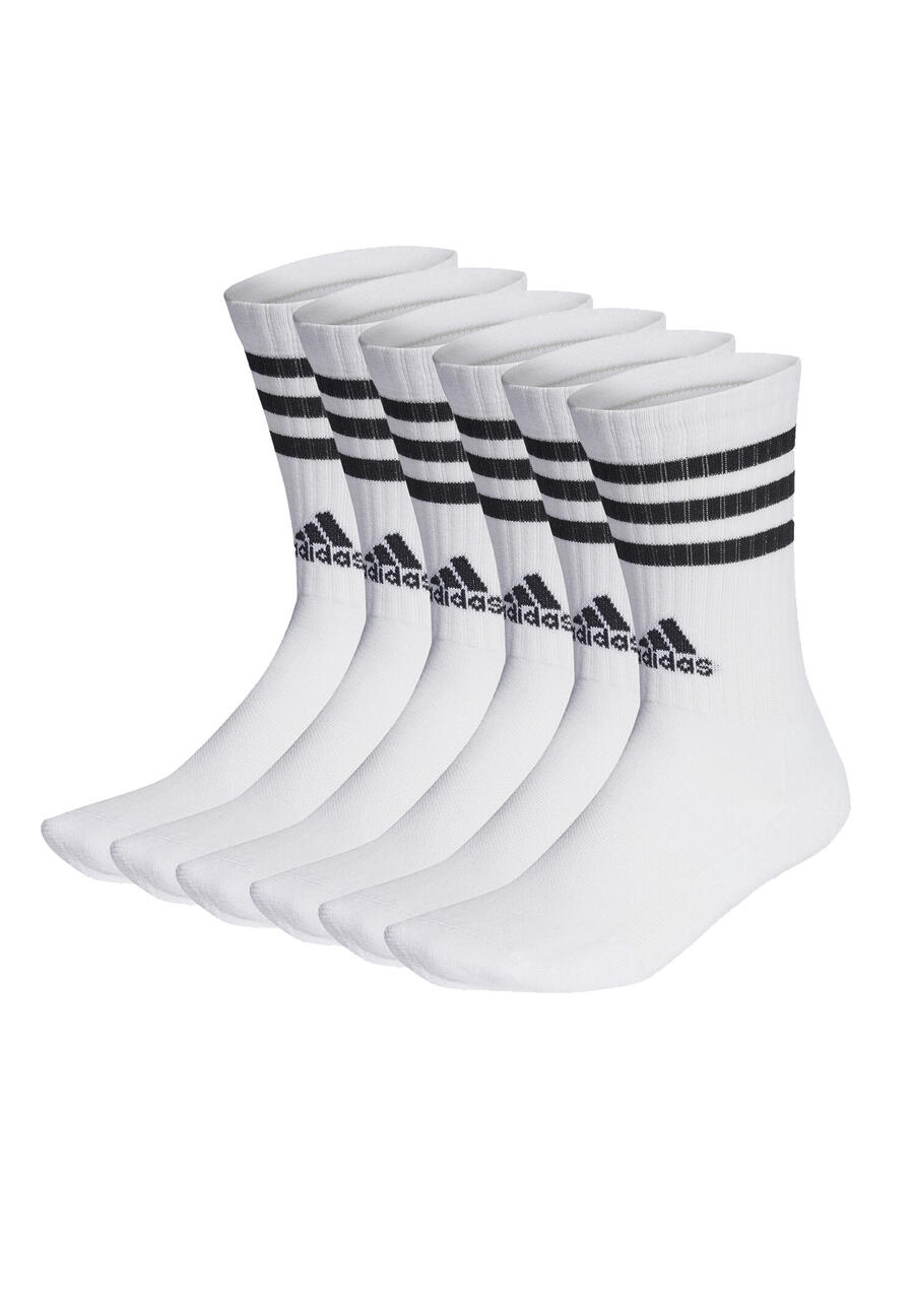 

6 пар теннисных носков adidas CSH CREW 6p, спортивные носки, унисекс