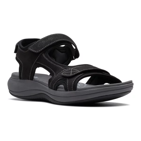 Женские спортивные сандалии Cloudsteppers Mira Bay Clarks, черный