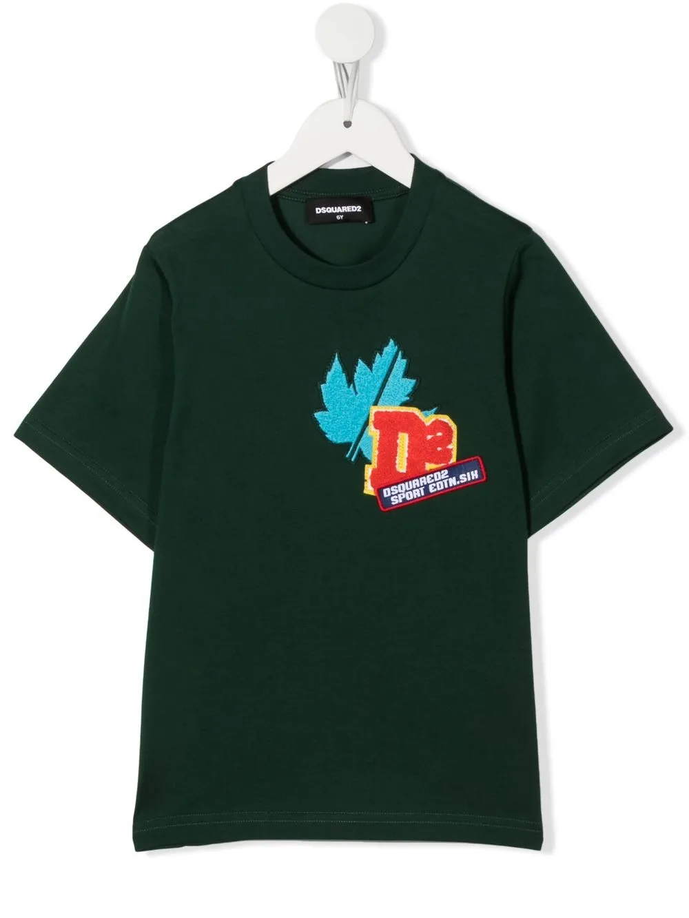 

Футболка с нашивкой DSQUARED2 KIDS, зеленый