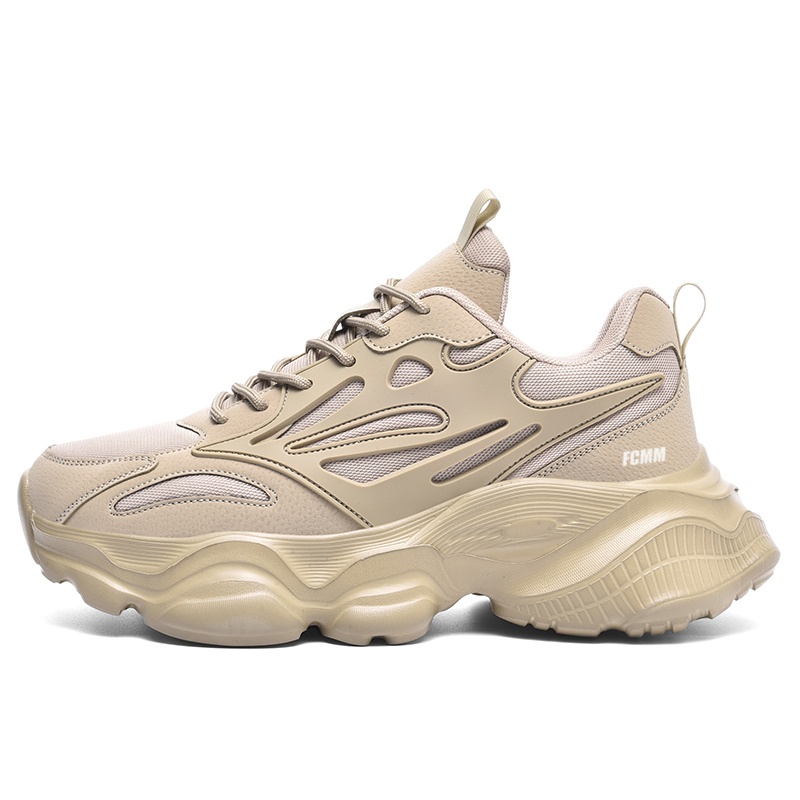 

Низкие, массивные, нескользящие, износостойкие кроссовки для мужчин FCMM, Beige