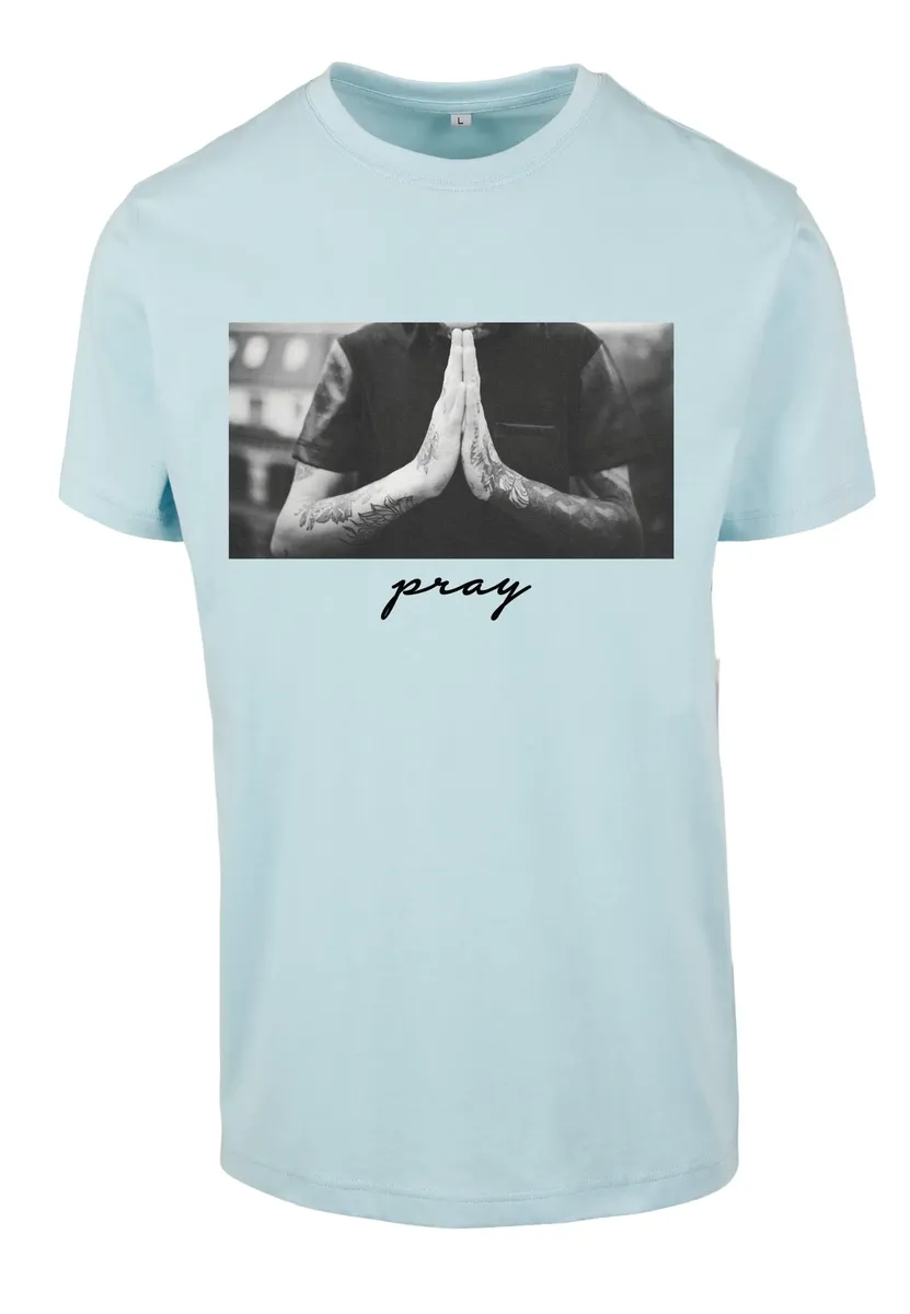 

Футболка Mister Tee "Мужская футболка Mister Tee Pray Tee" Mistertee, синий