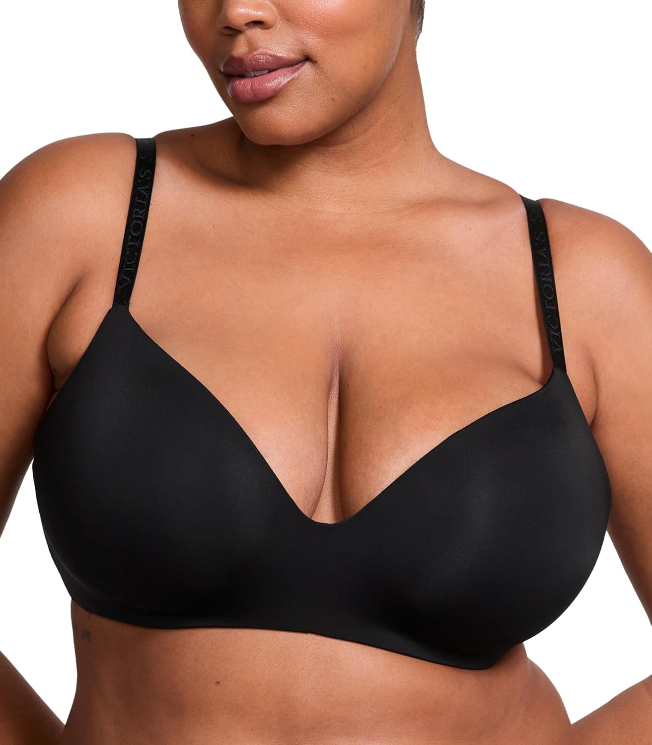 

Бюстгальтер Victoria's Women's Lightly Lined Wireless T-Shirt, без косточек, с легкой подкладкой (размеры 32A-38DDD) Victoria's Secret, Black