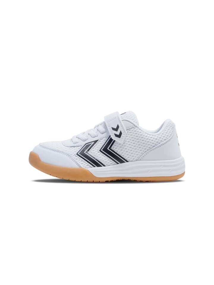 

Спортивные кроссовки Hummel Klettverschluss Indoor Shoe Multiplay Flex Handball Kinder, цвет WHITE/BLACK