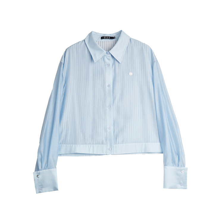 

ELLE Футболка женская Blue Polo Collar