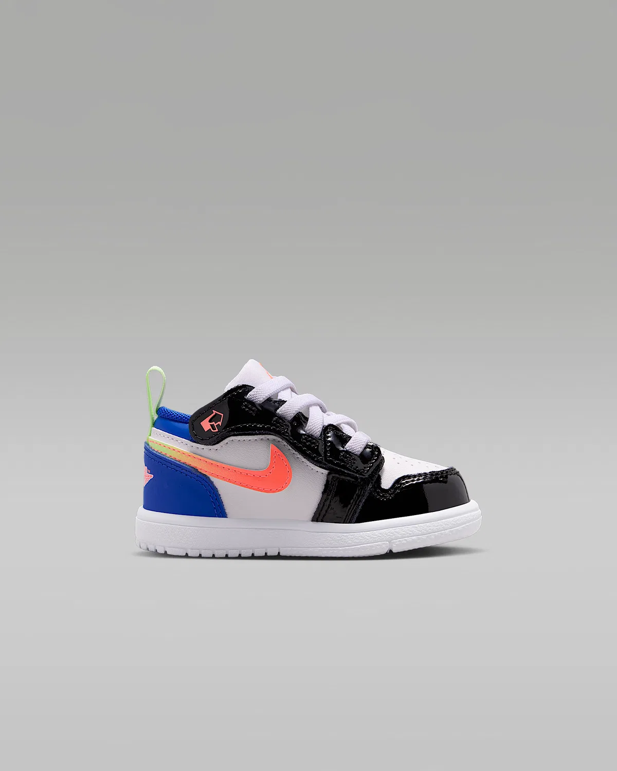Кроссовки Jordan 1 Low Alt SE для малышей, White/Black/Game Royal/Bright Mango — фото 3