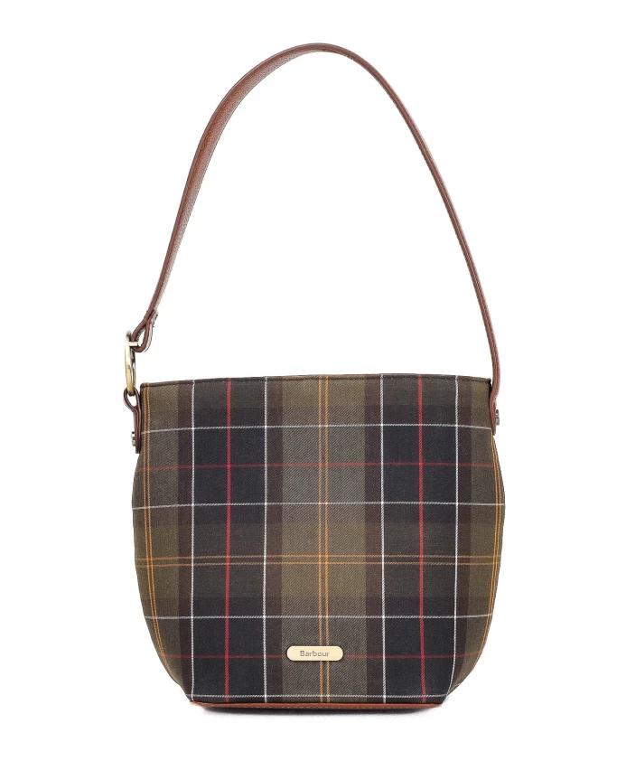 

Женская сумка-ведро из кедра в клетку Barbour, мультиколор