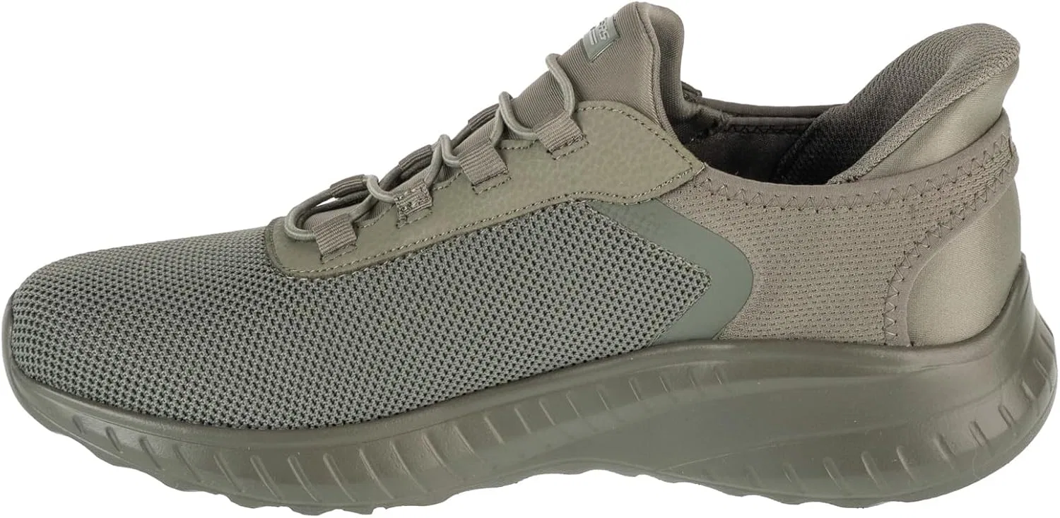 Мужские кроссовки для ходьбы Skechers Bobs Squad Chaos Tough, Green — фото 2