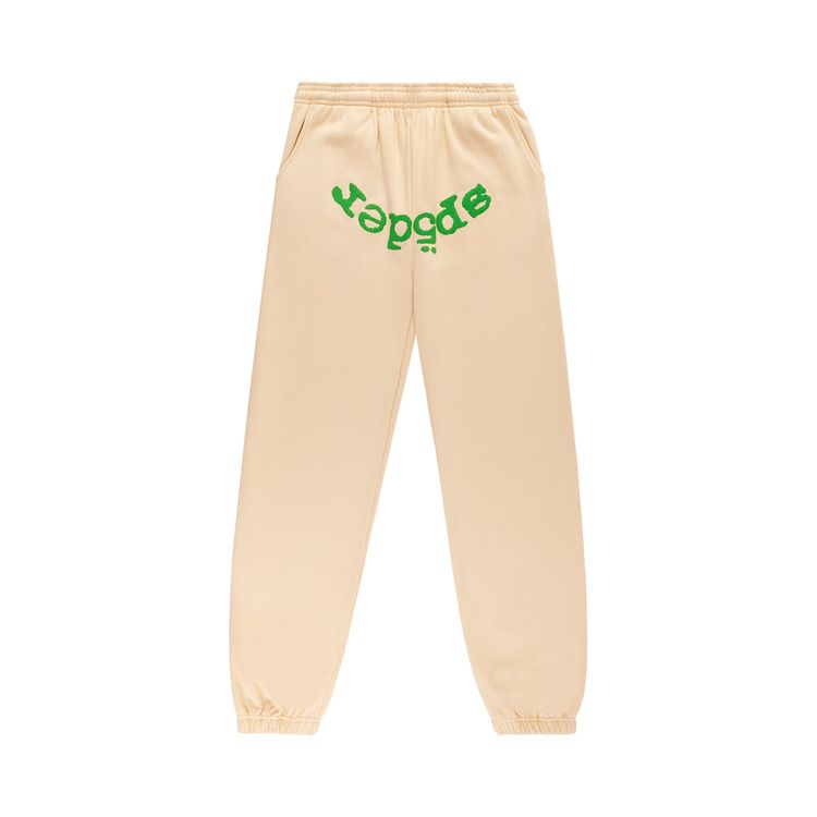

Спортивные брюки Sp5der Og Web V2 Sweatpant 'Cream', кремовый