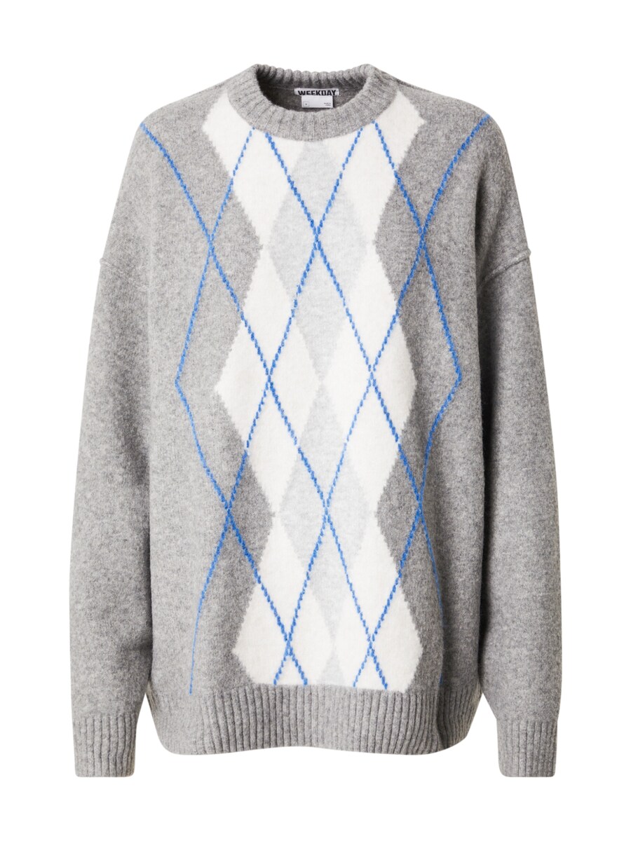 

Свитер WEEKDAY Jules, цвет Light grey/mottled grey