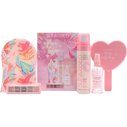 

Подарочный набор для загара среднего уровня Pure Glow Sunkissed