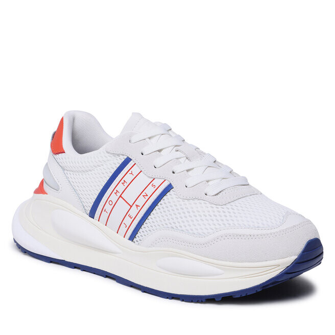 

Кроссовки Tommy Jeans TjmFashion Runner, белый, Белый;серый, Кроссовки Tommy Jeans TjmFashion Runner, белый