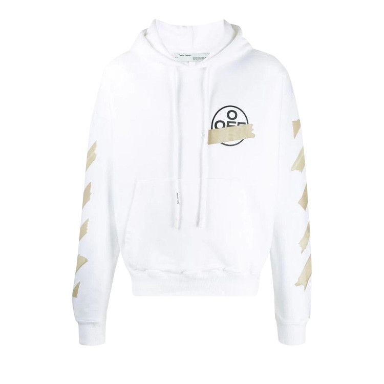 

Худи Off-White Tape Arrows Slim Hoodie, White/Beige
