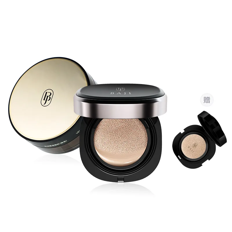 BAJI Пудра рассыпчатая Velvet Mist Honey, [Honey Powder + Ivory White Air Cushion]Fair Skin Base Makeup