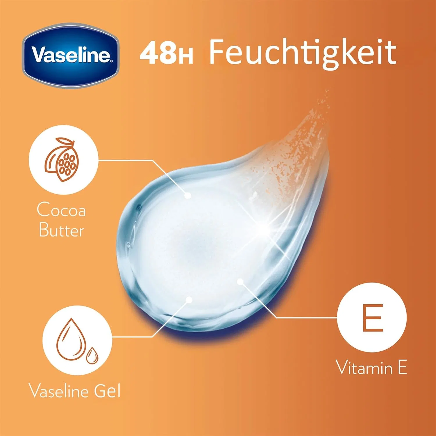 Питательный бальзам для губ Vaseline Lip Therapy с маслом какао, 4.8 г Vaseline — фото 3