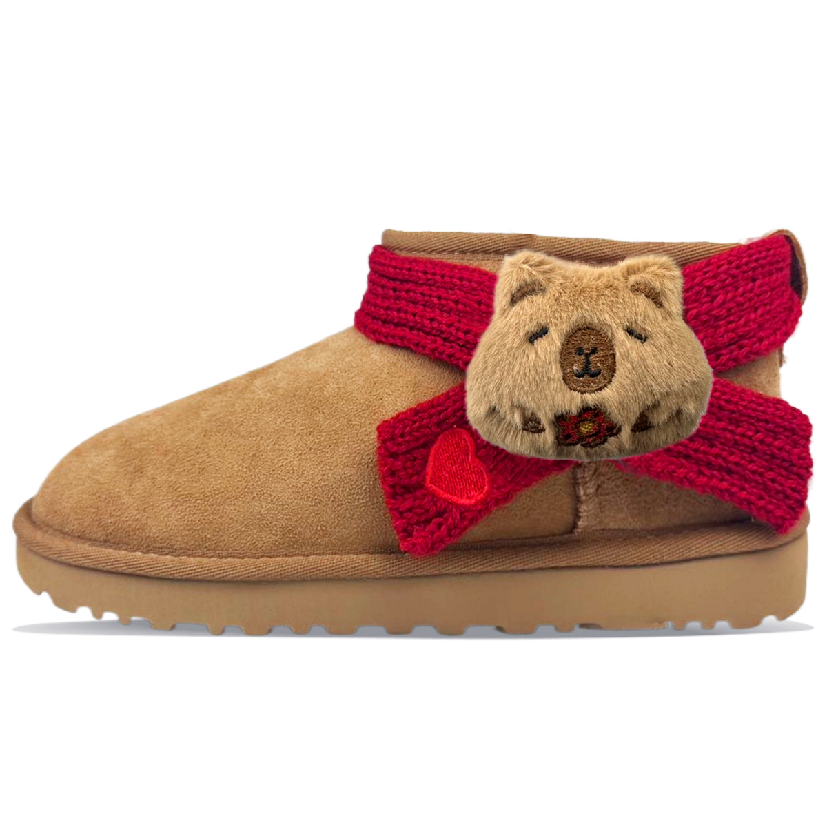 Ботинки Ugg Women's Classic Ultra Mini, каштановый/капибара/box — фото 2