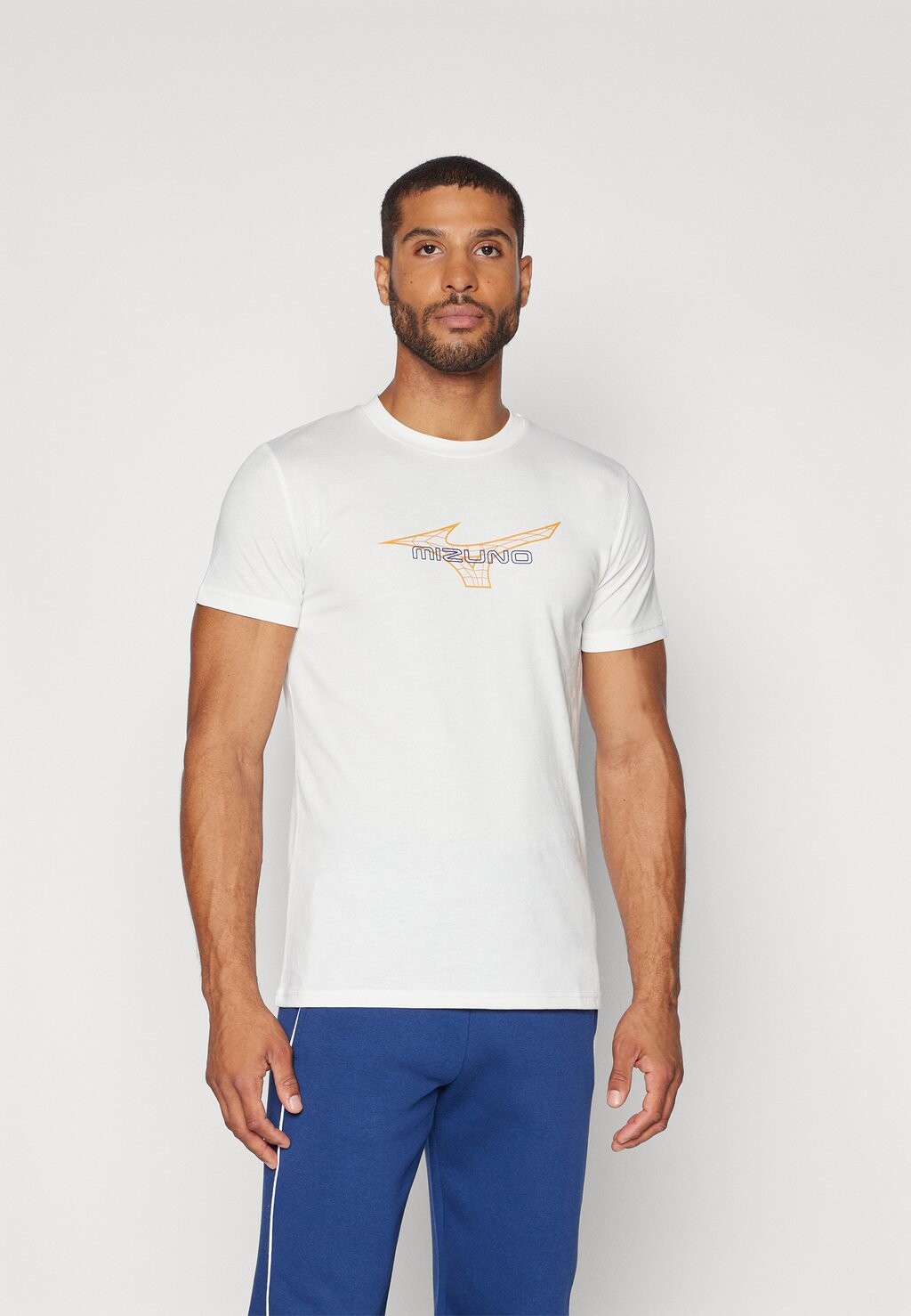 

Футболка с принтом ATHLETICS TEE Mizuno, бежевый