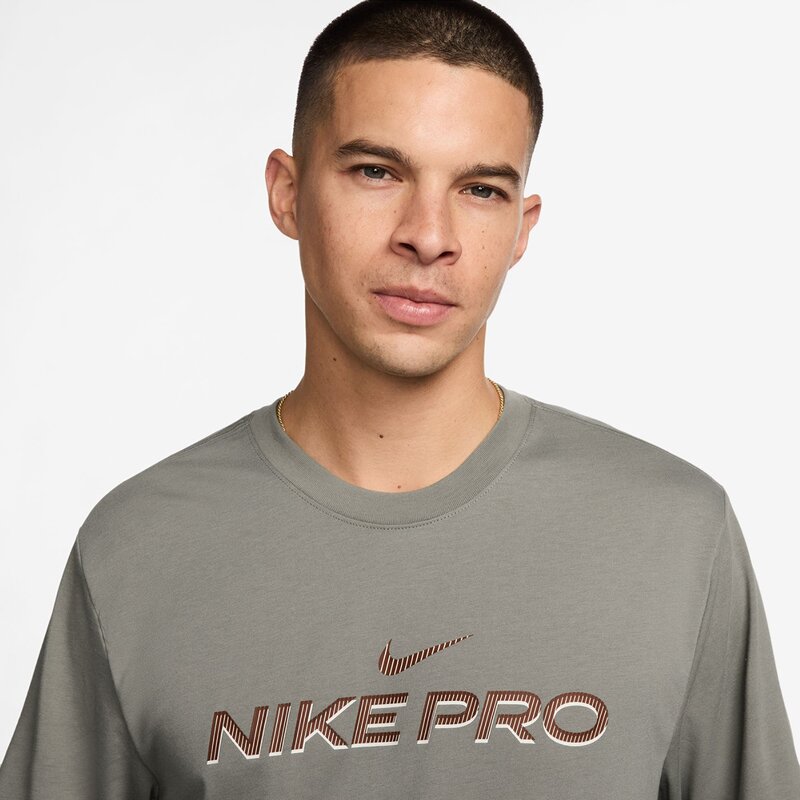 Shirt m nk df tee db pro Nike, цвет light army — фото 3