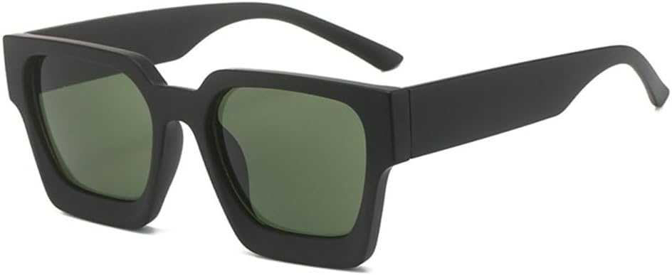 

Солнцезащитные очки 2027 года для женщин, ретро-классические, сине-оранжевые оттенки, защита от ультрафиолета UV400, мужские солнцезащитные очки MTZJH, Black Dark Green