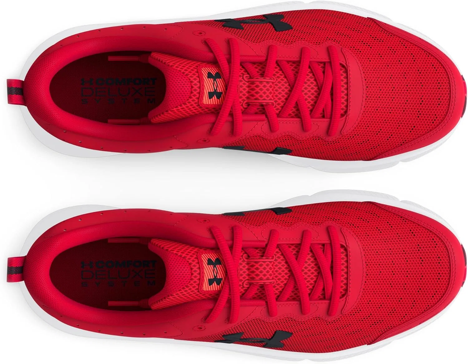 Мужские беговые кроссовки Under Armour Charged Assert 10, Red / Black — фото 2