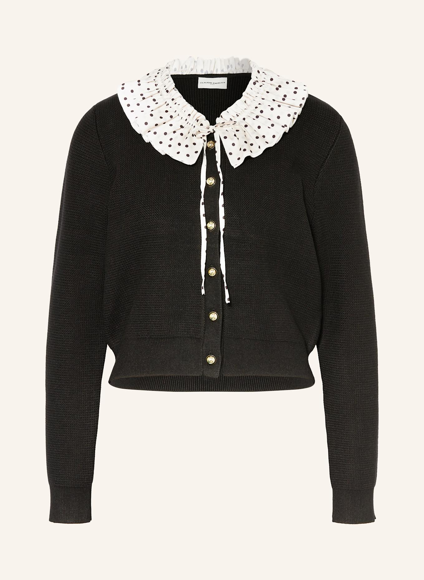 

Кардиган со съемным воротником Claudie Pierlot, черный