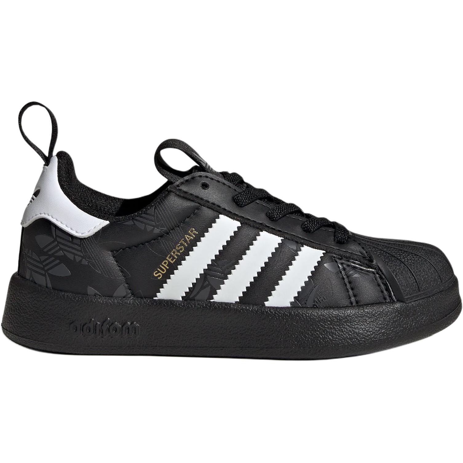 Adidas Originals Adidas AdiFom Superstar 360 C низкие детские скейтбординг кроссовки Black для подростков — фото 3